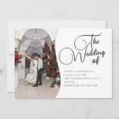 Minimalistisch uitnodigen voor bruiloft kaart (Voorkant)