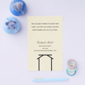 Minimalistisch van wit onroerend goed flyer (Enkel)