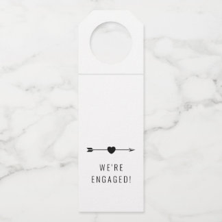minimalistisch | Verloving | Black Bottle Hanger L
