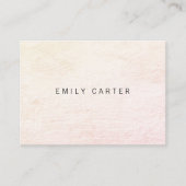 Minimalistisch Vervuild Visitekaartje (Voorkant)