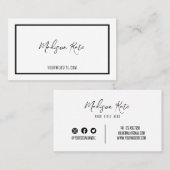 Minimalistisch Visitekaartje (Voorkant / Achterkant)