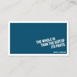 minimalistisch Visitekaartje