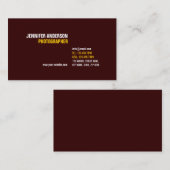 minimalistisch visitekaartje (Voorkant / Achterkant)