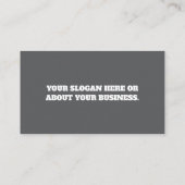  minimalistisch Visitekaartje (Achterkant)