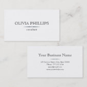 Minimalistisch visitekaartje (Voorkant / Achterkant)