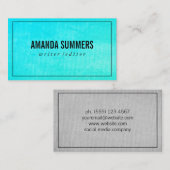 Minimalistisch Visitekaartje (Voorkant / Achterkant)