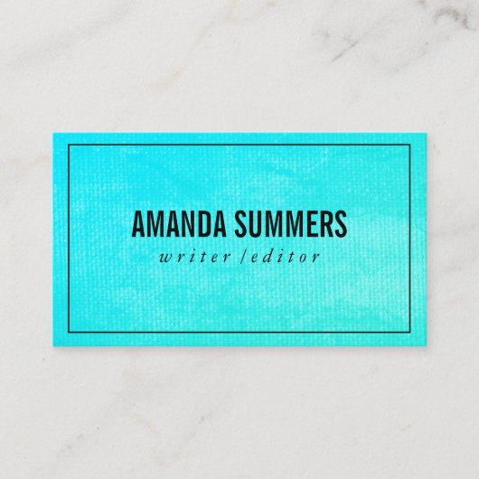 Minimalistisch Visitekaartje (Voorkant)