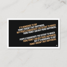 minimalistisch Visitekaartje