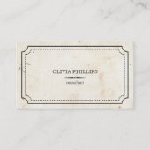 minimalistisch visitekaartje (Voorkant)