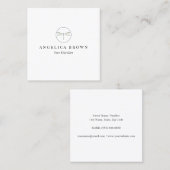 Minimalistisch Visitekaartje Dragonfly-Logo (Voorkant / Achterkant)