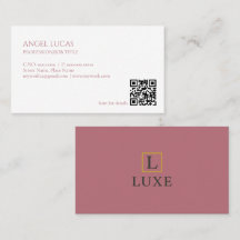 minimalistisch Visitekaartje | Elegante aangepaste
