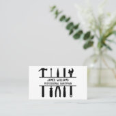Minimalistisch Visitekaartje handymantools (Staand voorkant)