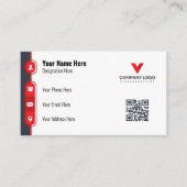 Minimalistisch Visitekaartje ontwerp | Elegant & A (Voorkant)