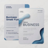 Minimalistisch Visitekaartje Ontwerp voor Bilu Tee Informatiekaartje (Voorkant / Achterkant)