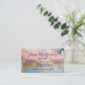 Minimalistisch Visitekaartje van de dominee (Staand voorkant)