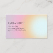 Minimalistisch Visitekaartje van de Gradiënt van M (Achterkant)