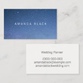 Minimalistisch Visitekaartje van de Starry (Voorkant / Achterkant)