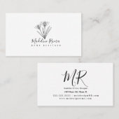 Minimalistisch Visitekaartje van flessen (Voorkant / Achterkant)