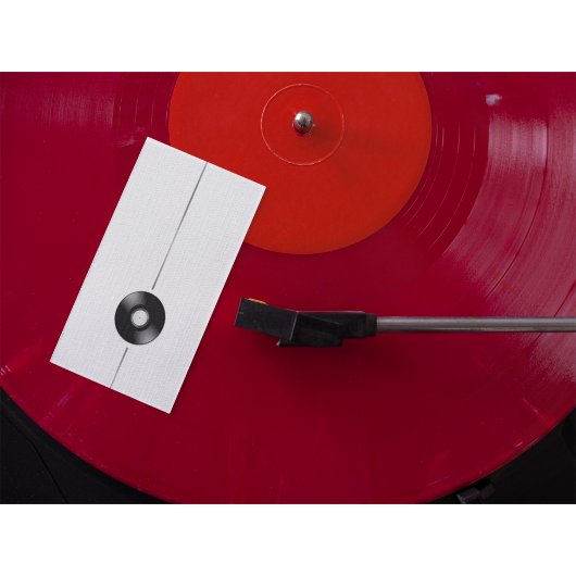 Minimalistisch Visitekaartje vinylrecord