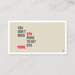 MINIMALISTISCH VISITEKAARTJE VOOR NATUURKUNDE