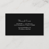 Minimalistisch vivid Pink Paint Stroke Visitekaartje (Achterkant)