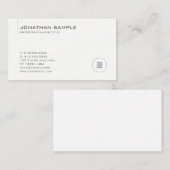 Minimalistisch voor professionele Sjabloon Modern  Visitekaartje (Voorkant / Achterkant)