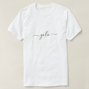 Minimalistisch voor YOLO T-shirt