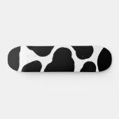 Minimalistisch voor zwart-witspots skateboard (Horizontaal)