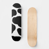 Minimalistisch voor zwart-witspots skateboard (Voorkant)