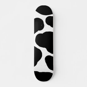 Minimalistisch voor zwart-witspots skateboard