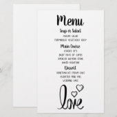 Minimalistisch Vrijgezellenfeest van het Black Whi (Voorkant / Achterkant)