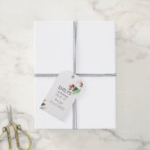 Minimalistisch watermeloen Abstract Painterly Cadeaulabel (Met Touw)