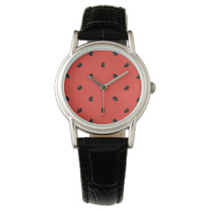 Minimalistisch watermeloenslot horloge