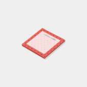 Minimalistisch watermeloenslot post-it® notes (Schuin)