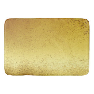 Minimalistisch wateroppervlak van Golden shimmery- Badmat