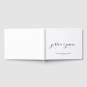 Minimalistisch weddenschap gastenboek (Volledig)