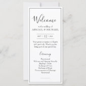 Minimalistisch weddenschapsprogramma (Voorkant)