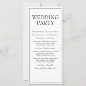 Minimalistisch weddenschapsprogramma (Achterkant)