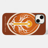 Minimalistisch Wellness Logo - Vectorontwerp Case-Mate iPhone Case (Achterkant (horizontaal))
