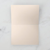 minimalistisch Wenskaart Kaart (Binnen)