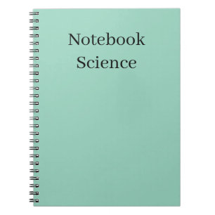 minimalistisch wetenschappelijk notitieboek