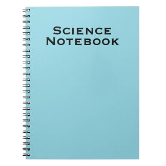 Minimalistisch wetenschappelijk notitieboek
