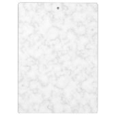 Minimalistisch whitepaper met marmer Gold-Lijst Klembord (Achterkant)