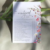 Minimalistisch Wildflower Pas getrouwd Vrijgezelle