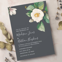 Minimalistisch wit Camellia Vloerhuwelijk