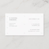 Minimalistisch wit CPA Professional Visitekaartje (Voorkant)