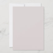 Minimalistisch Wit sparen de Datum Uitnodiging van (Achterkant)
