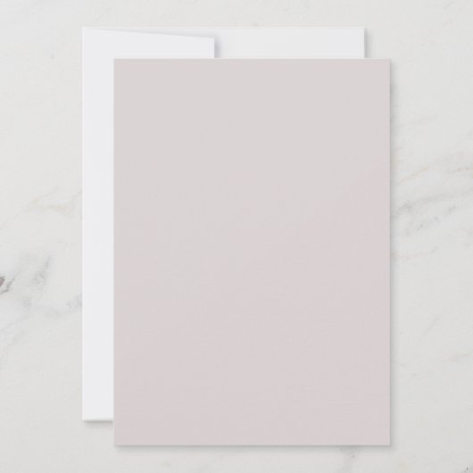 Minimalistisch Wit sparen de Datum Uitnodiging van (Achterkant)