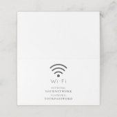 Minimalistisch wit Wi-Fi-teken (Buitenkant ongevouwen)