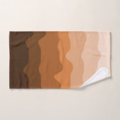 Minimalistisch woestijnlandschap met zon bad handdoek (Handdoek)